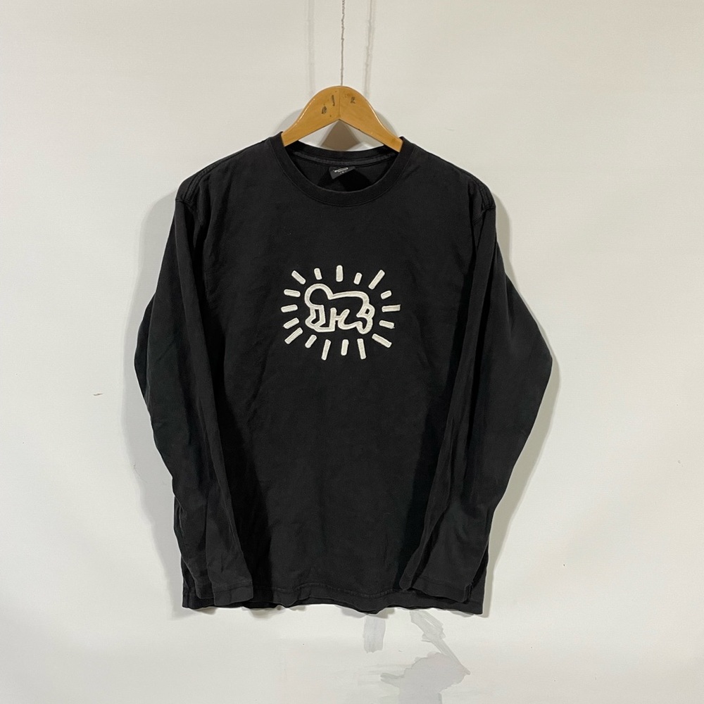 Keith haring haring estate lomg sleeve graphic t-shirt